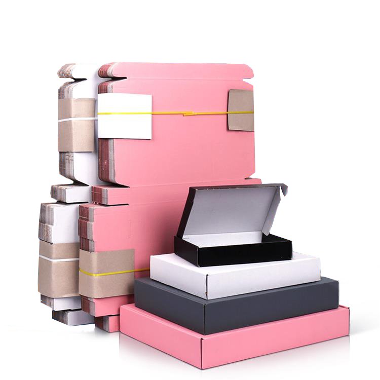 Y9 Colorful Wholesale Cardboard Carton Custom Logo Packaging Paper box for Dress Clothes Mailing Shipping Box
