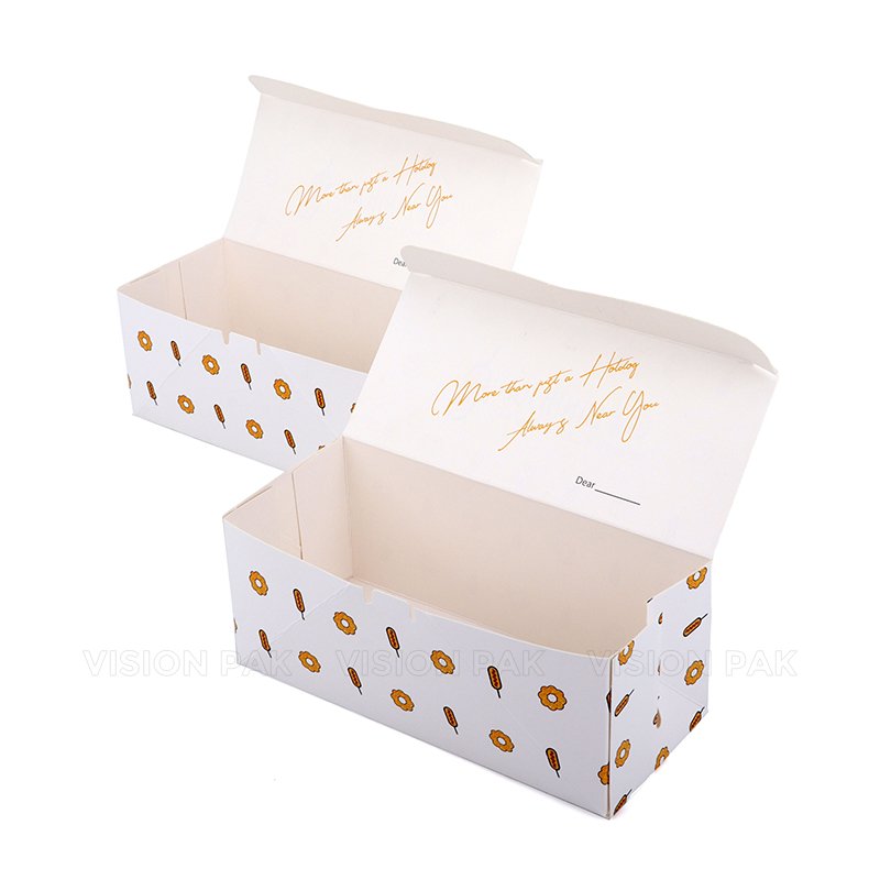 VISIONPAK Mochi Donut MOCHINUT Corn Dog Boxes Korean Hot Dog Box Packaging