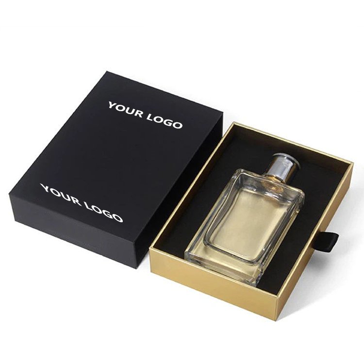 TOP High-end double-door perfume box type perfume bottle box can be customized size and logo color High-end paper gift box
