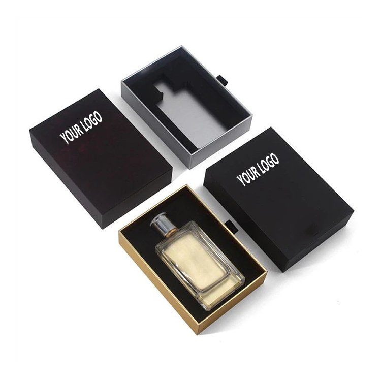 TOP High-end double-door perfume box type perfume bottle box can be customized size and logo color High-end paper gift box
