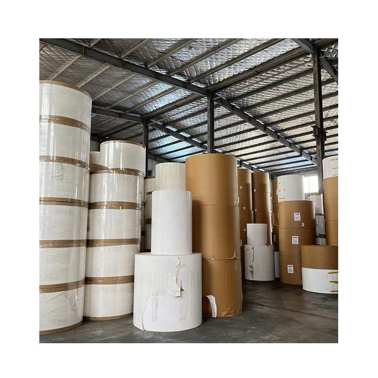 China Supplier Wholesale Cheap Price 290G Roll White Coated Grey Back Duplex Paper