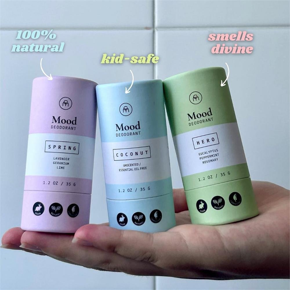 custom print deodorant paper tube packaging cardboard round container push up stick container