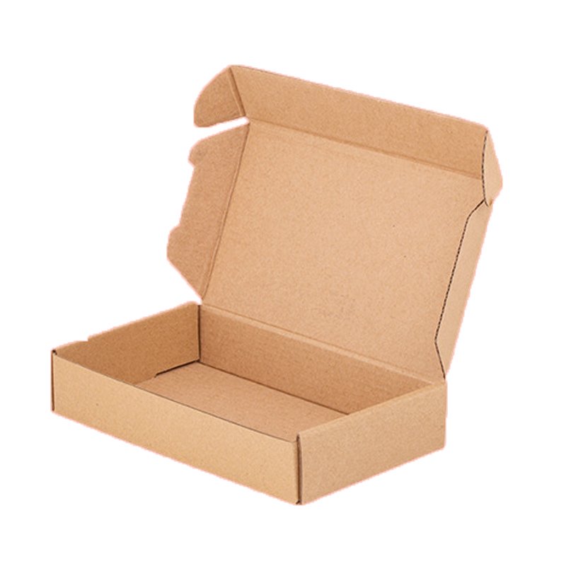 Low MOQ custom Logo Mailer Paper Packing Boxes Wholesale Kraft 3 layers Corrugated Clothing shoes Collapsible Shipping BOX