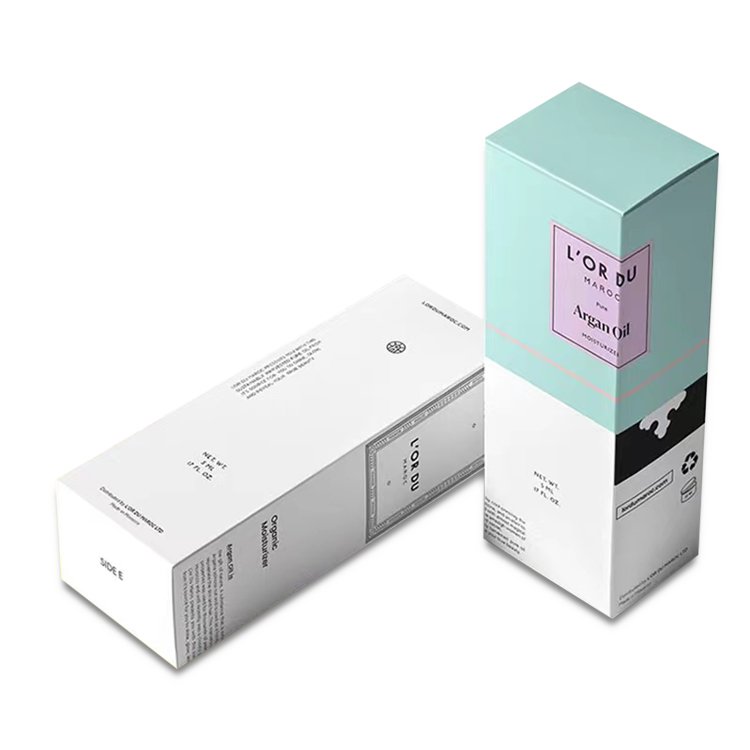 luxury gold cosmetic packaging box high quality gift beauty skincare paper packaging box for cosmetic