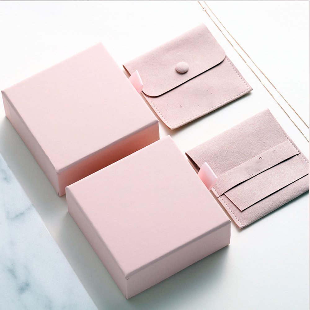 Customized logo Printing Satin Silk Scarf Gift Box Microfiber Jewelry Pouches Pad Packaging Boxes For Scarves Silk