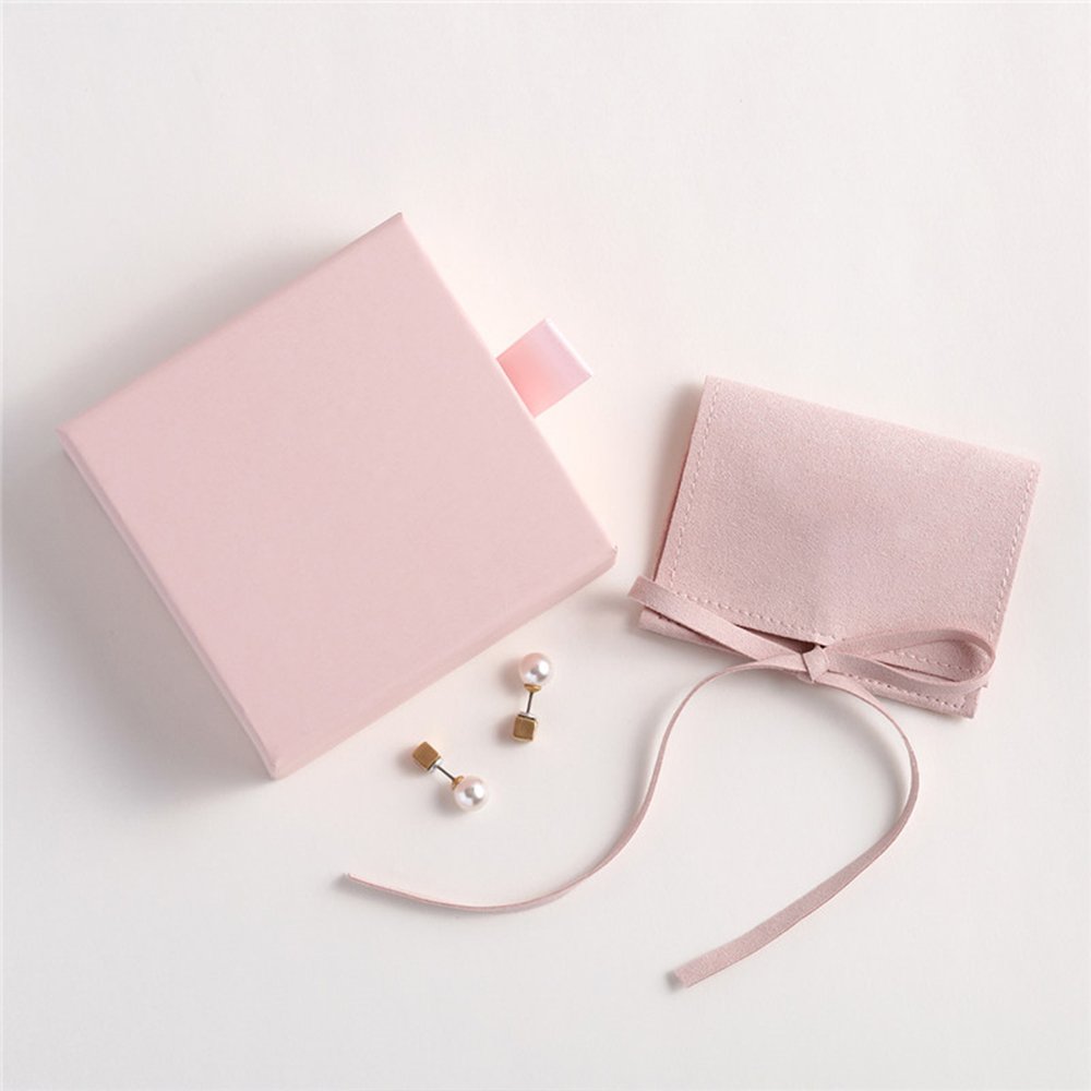 Customized logo Printing Satin Silk Scarf Gift Box Microfiber Jewelry Pouches Pad Packaging Boxes For Scarves Silk