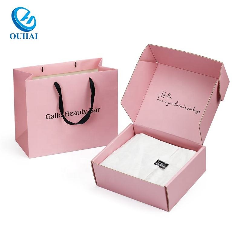 Wholesale custom printing of unique corrugated shipping boxes custom logo underwear cardboard mail box packaging boxes
