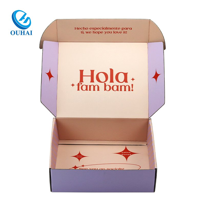 Wholesale custom printing of unique corrugated shipping boxes custom logo underwear cardboard mail box packaging boxes