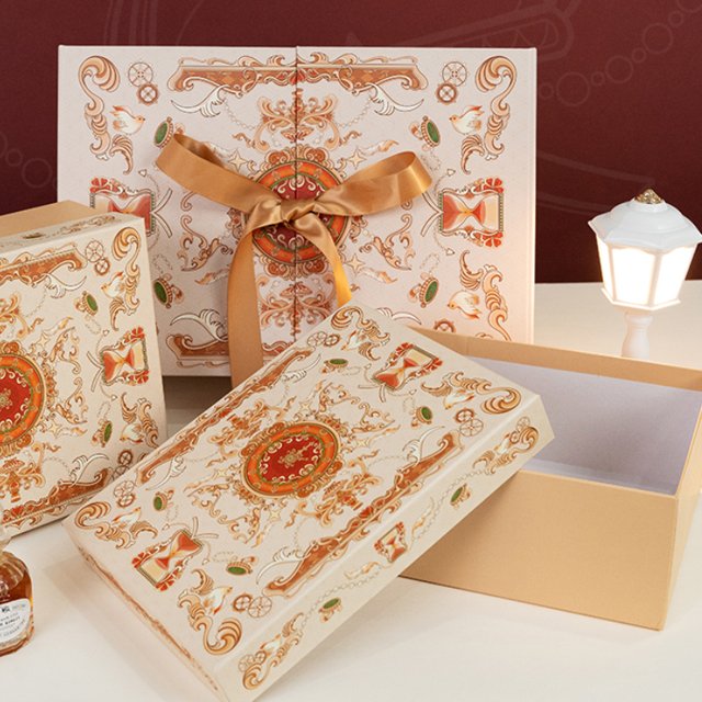 Hot exquisite custom design gift box Luxury double door magnetic gift box