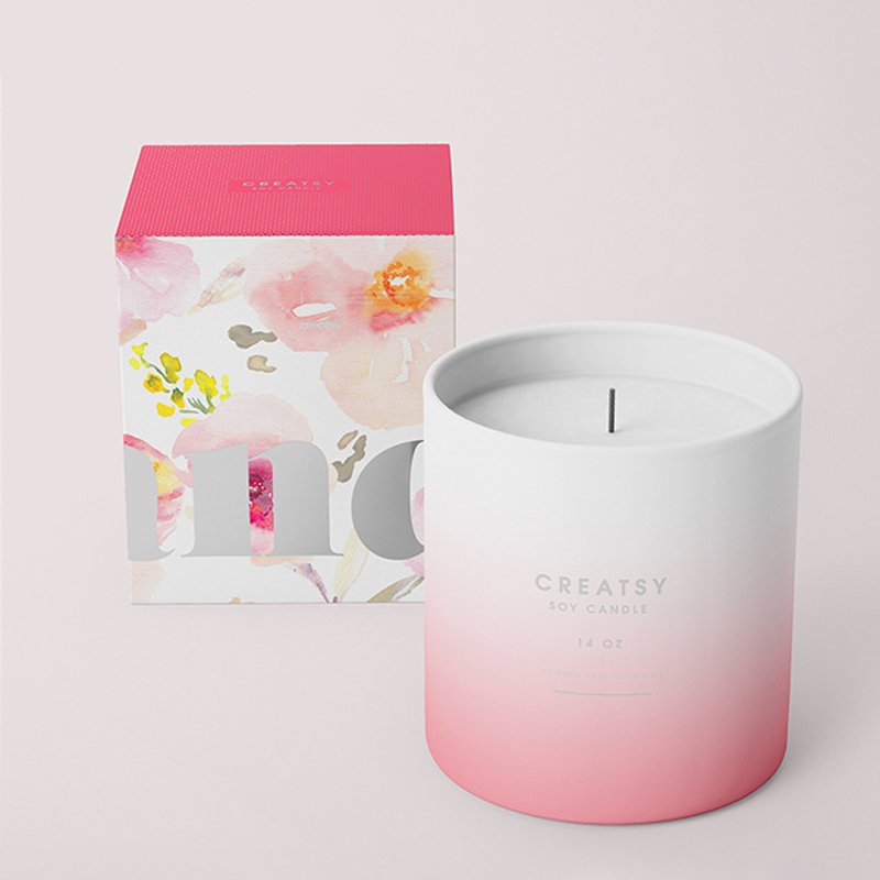 Wholesale candle packing box insert candle packaging boxes cardboard custom scented candle with lid and box