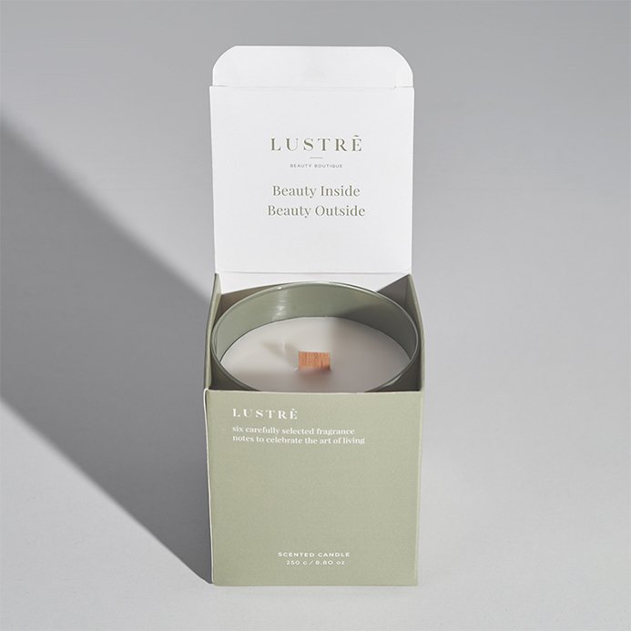 Wholesale candle packing box insert candle packaging boxes cardboard custom scented candle with lid and box