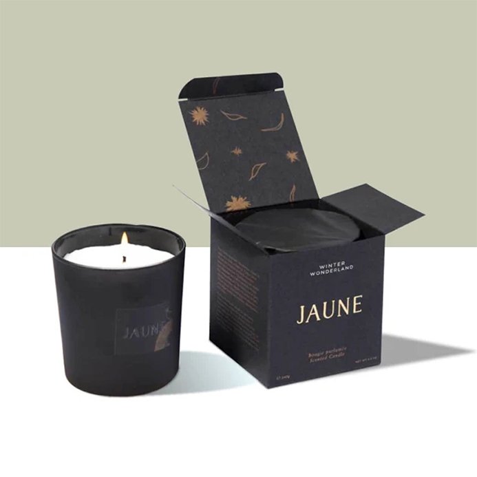 Wholesale candle packing box insert candle packaging boxes cardboard custom scented candle with lid and box