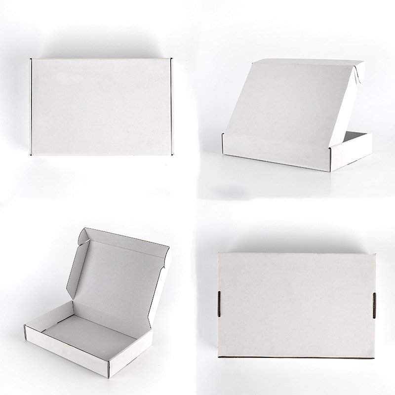 Bulk Cheap Price Custom Logo Shipping Courier Box Blank Natural Kraft Cardboard Paper Boxes for Clothing Packaging