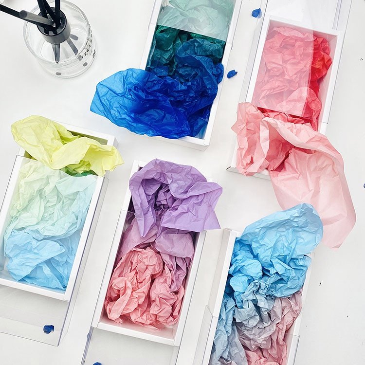 Manufacturer Gift Wrapping Tissue Paper For Clothes Stick Butter Paper Wrapping Tissue Paper