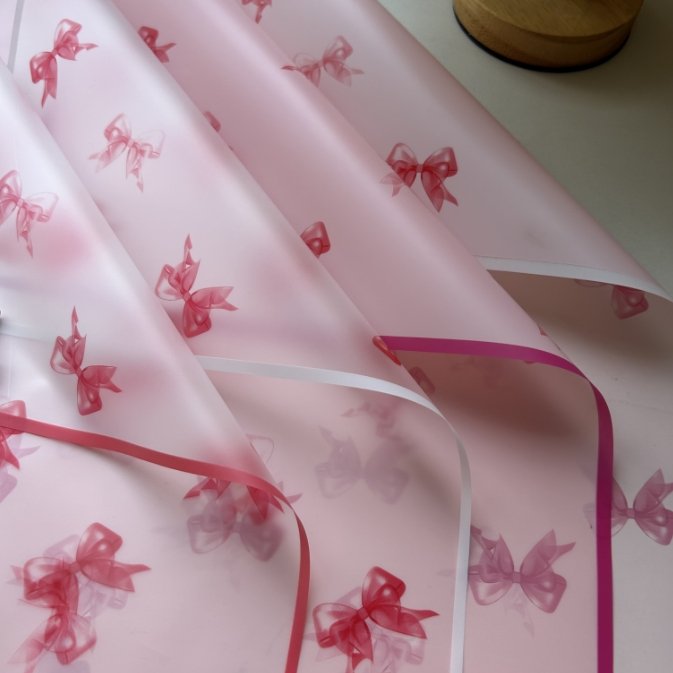 Factory new bow flower wrapping paper waterproof Korean paper floral packaging florist materials supplies crown cake decoration