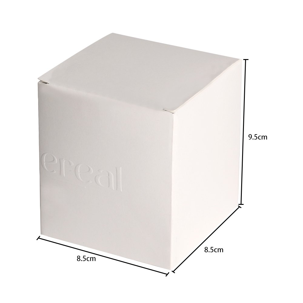 Custom Logo Echo-friendly Matte Folding Paper Square Gift Candle Box Packaging