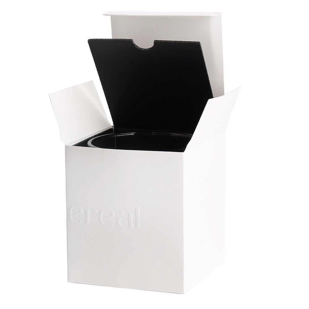 Custom Logo Echo-friendly Matte Folding Paper Square Gift Candle Box Packaging