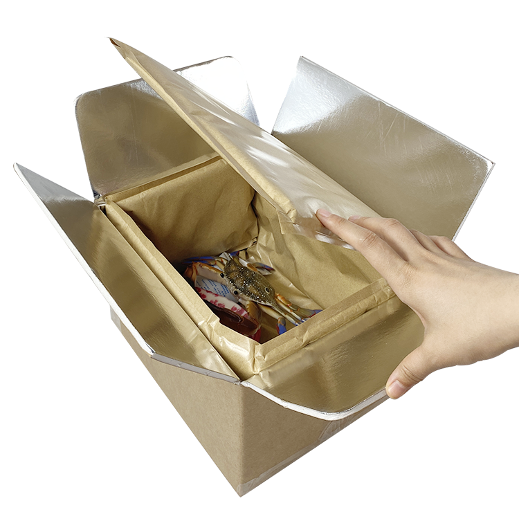Manufacturers customized summer best-selling kraft paper environmental protection thermal insulated box liners