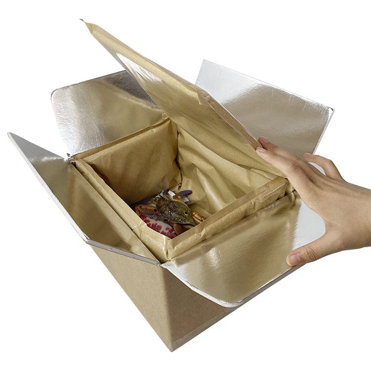 Manufacturers customized summer best-selling kraft paper environmental protection thermal insulated box liners