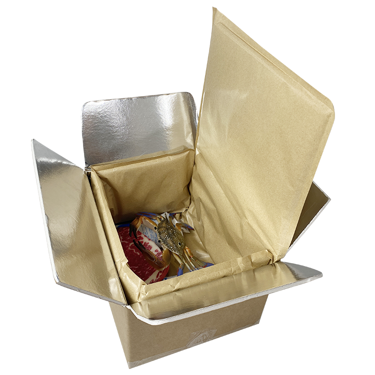 Manufacturers customized summer best-selling kraft paper environmental protection thermal insulated box liners