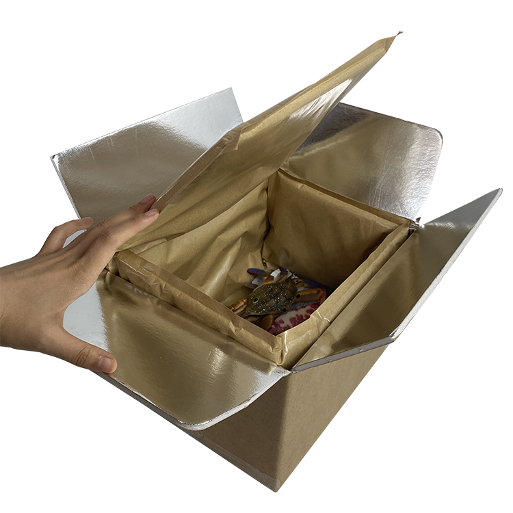 Manufacturers customized summer best-selling kraft paper environmental protection thermal insulated box liners