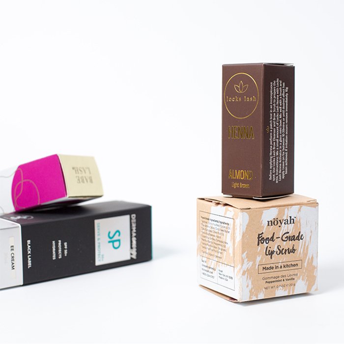 Custom Colorful Printing packaging Boxes For Skin Care Serum , Custom Printing Small Cosmetic Products paper Boxes