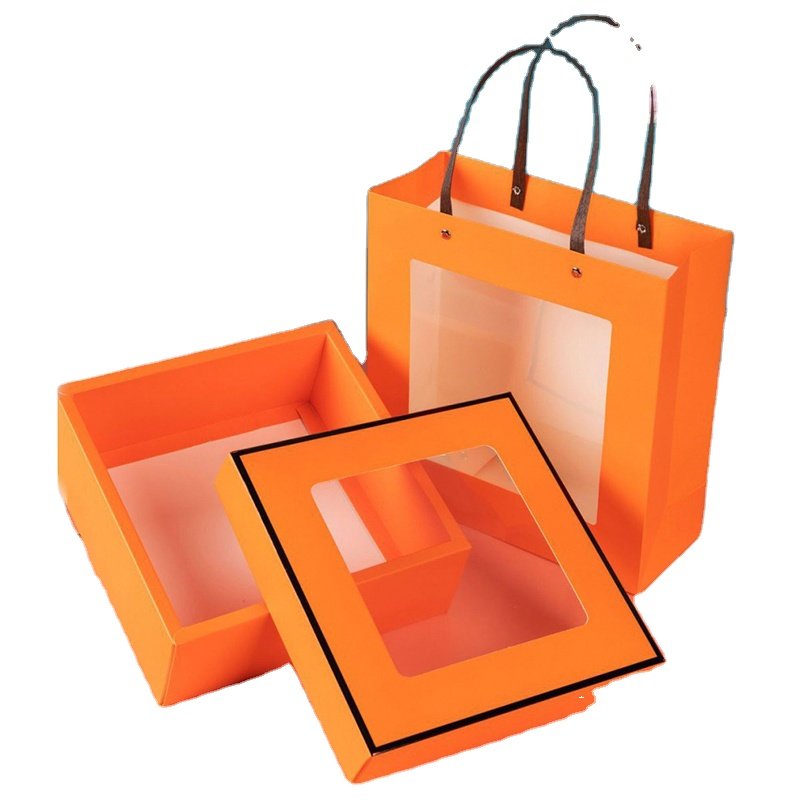 Custom Printed Kraft Paper Small Square MoonCake Chocolate Box Wholesale Cheap Bakery Pastry Food Paper Packaging Box