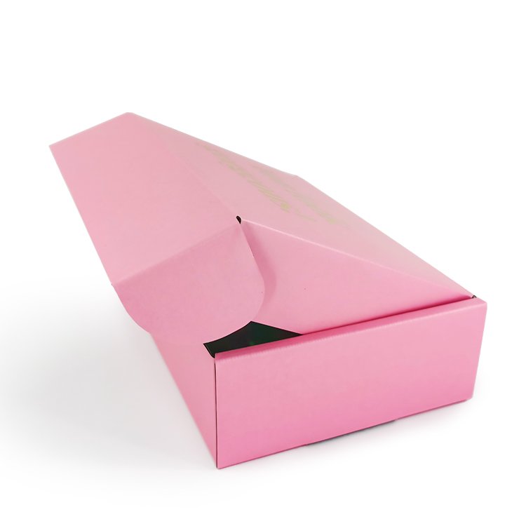 Custom Logo Cardboard Cartons Shipping Mailer Box Pink Cosmetic Set Cosmetics Mailing Skin Care Corrugated Packaging Boxes