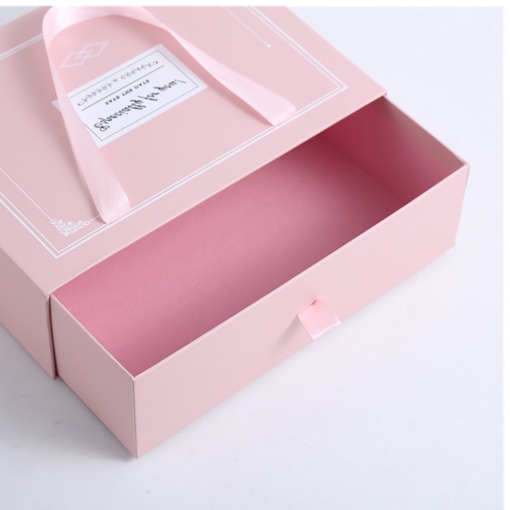 HOT Wholesale Custom Luxury Hot Stamping White Pink Printed Pandora Bangle Earrings Ring Bracelet Necklace Jewelry Box Packaging