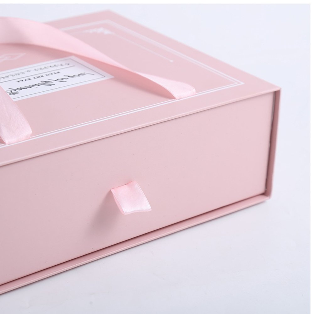 HOT Wholesale Custom Luxury Hot Stamping White Pink Printed Pandora Bangle Earrings Ring Bracelet Necklace Jewelry Box Packaging