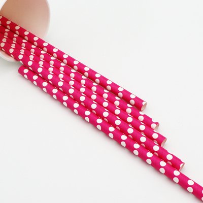 Biodegradable Red yellow green Paper Straw wholesale