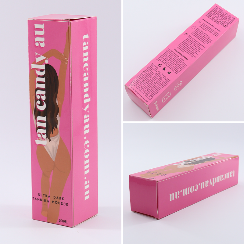 Eco Friendly Custom Logo Packaging Folding Boxes Kraft Paper Carton paper Box
