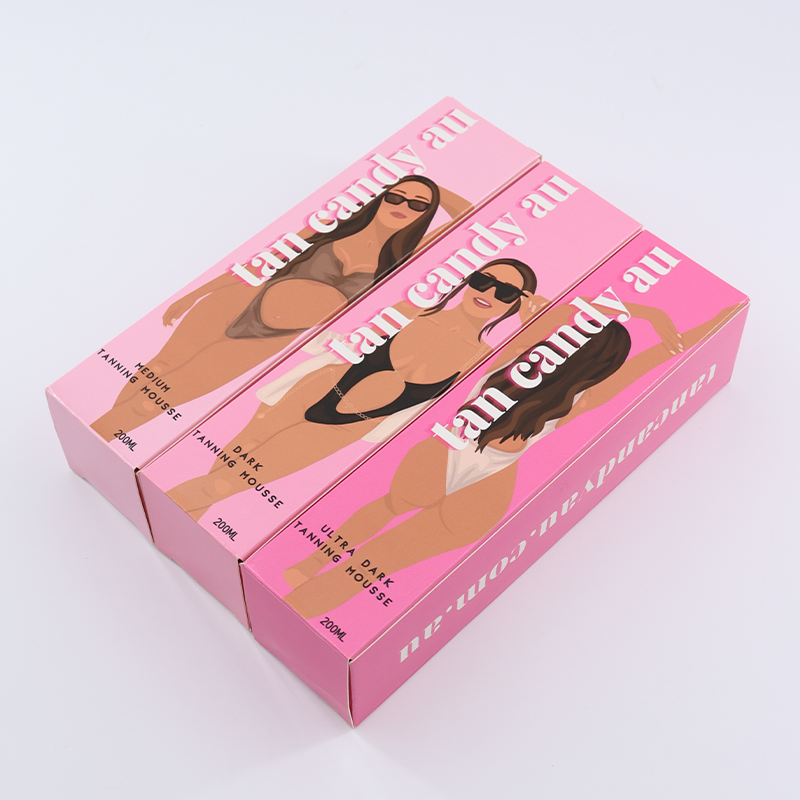 Eco Friendly Custom Logo Packaging Folding Boxes Kraft Paper Carton paper Box