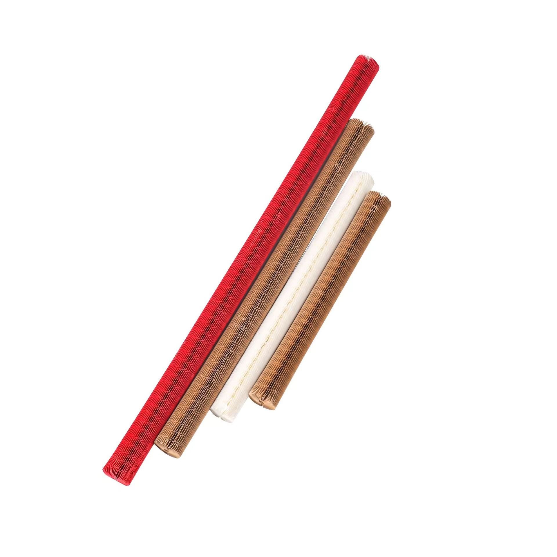 Manufacturer's Environmentally Friendly Kraft Paper Sleeve Safe Protector for Honeycomb Bottles Usage for Packing