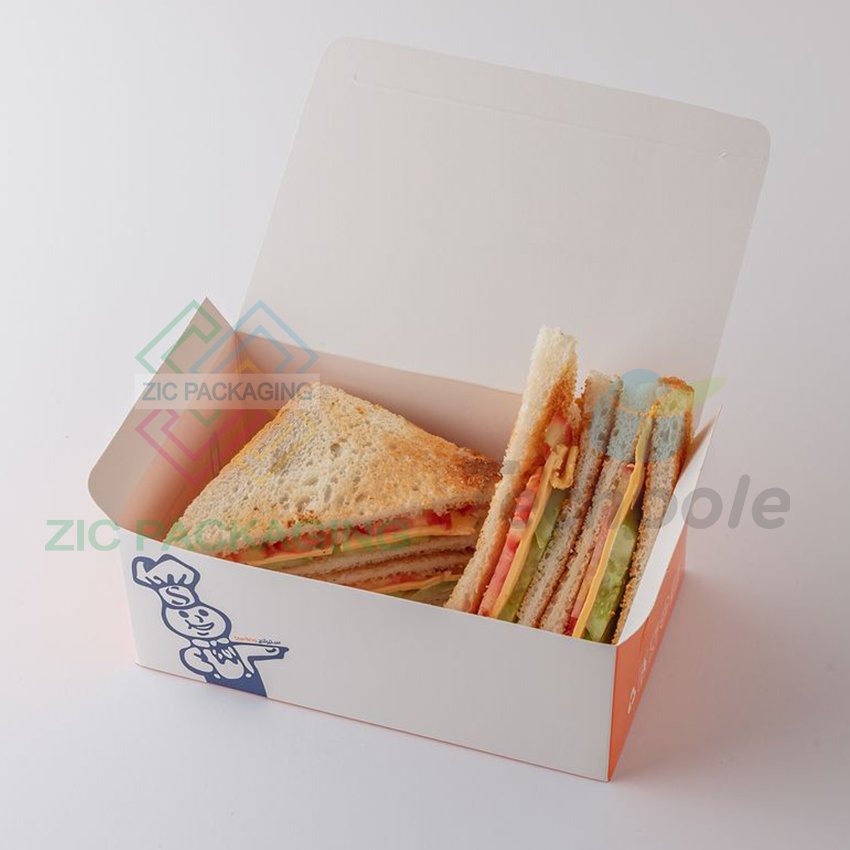 Wholesale French Fried Chips Burger Packaging Fast Food Packing Box Custom Print Kraft Paper Fried Box