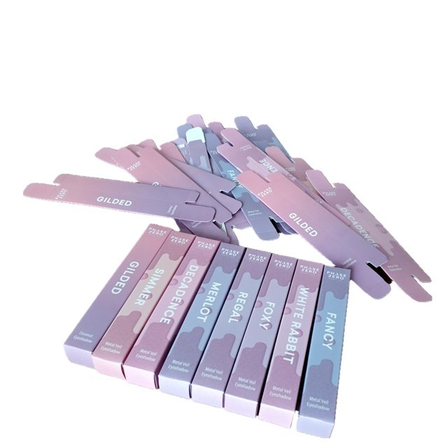 Small paper packaging direct manufacture produce lip gloss box