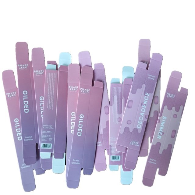 Small paper packaging direct manufacture produce lip gloss box