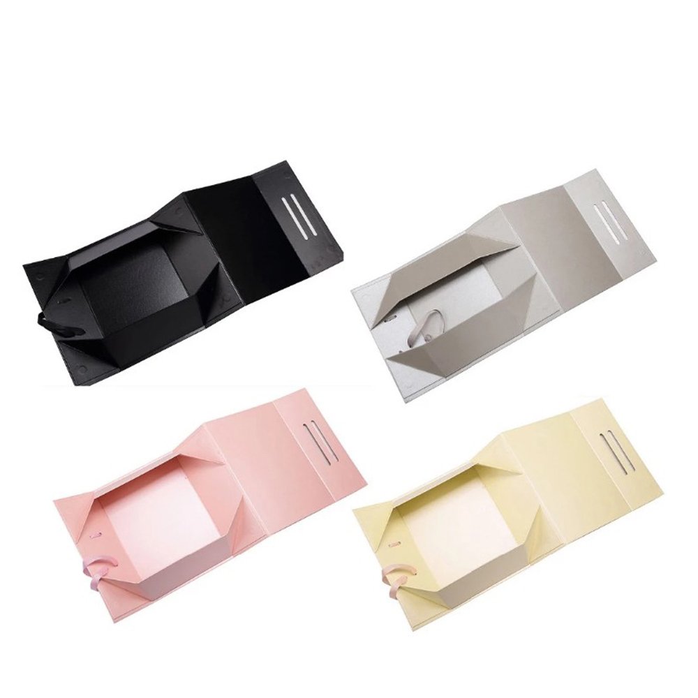 High quality Cardboard Magnetic Folding Gift Packaging Paper Boxes