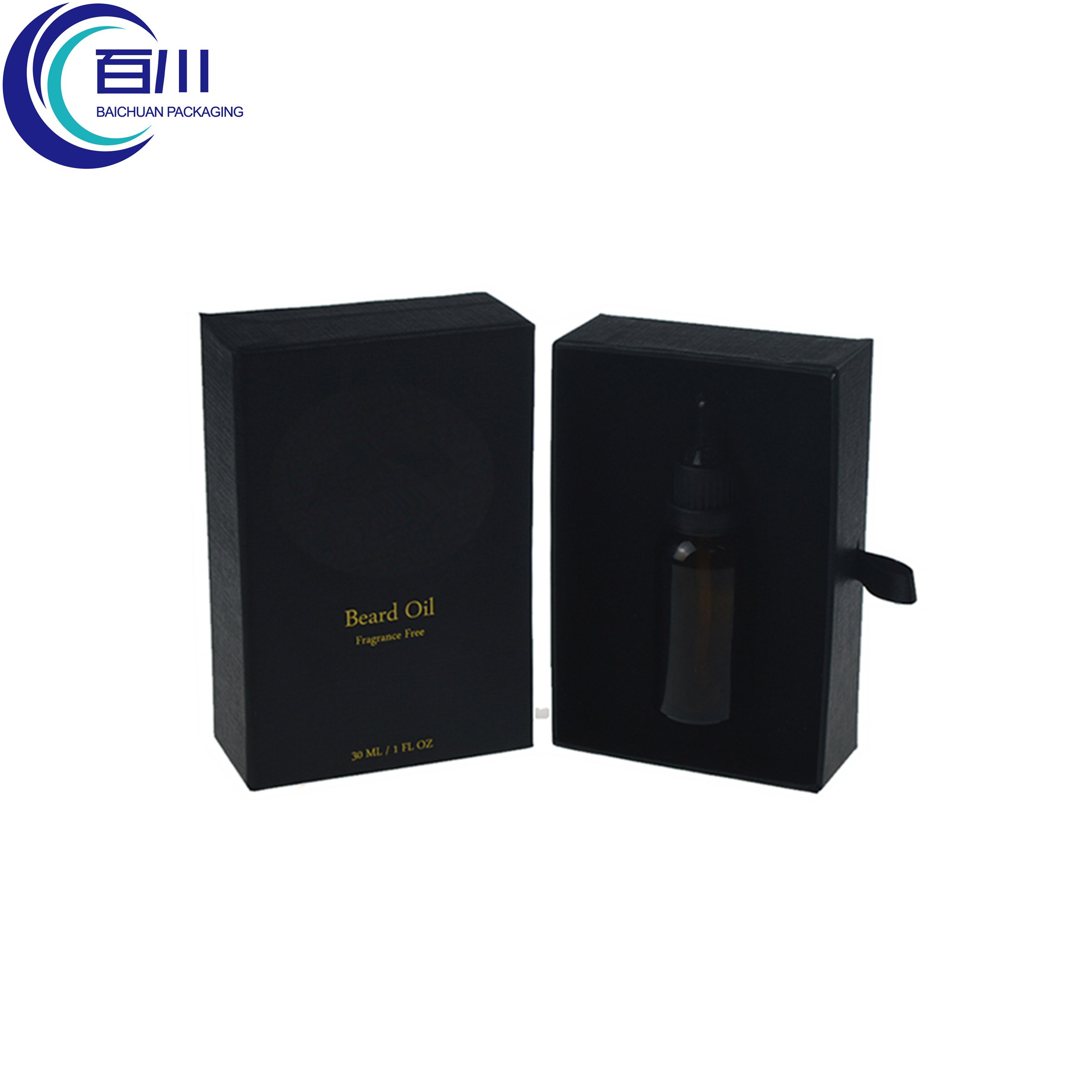 essential oil packaging paper box cosmetic rigid drawer sliding cardboard paper gift box