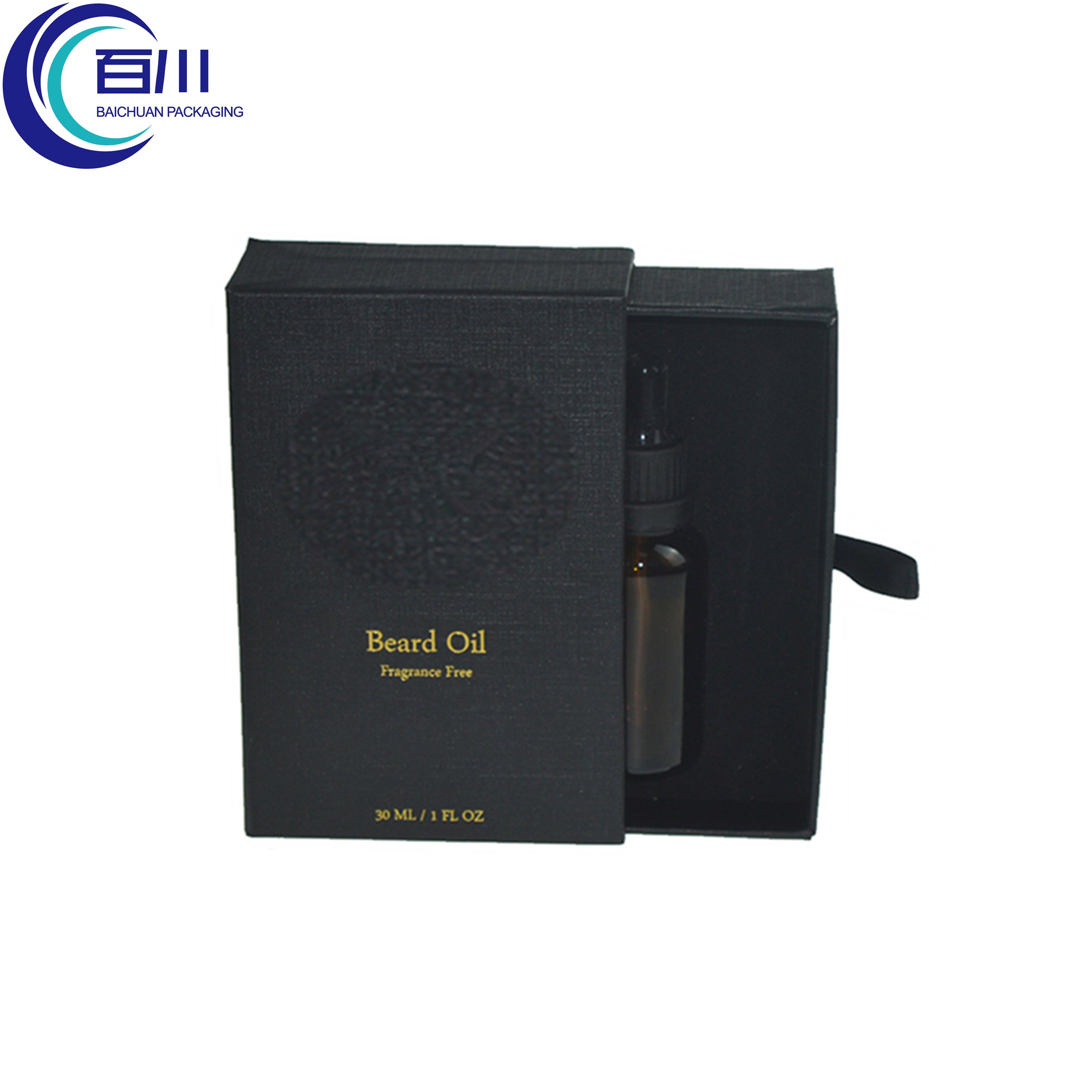 essential oil packaging paper box cosmetic rigid drawer sliding cardboard paper gift box