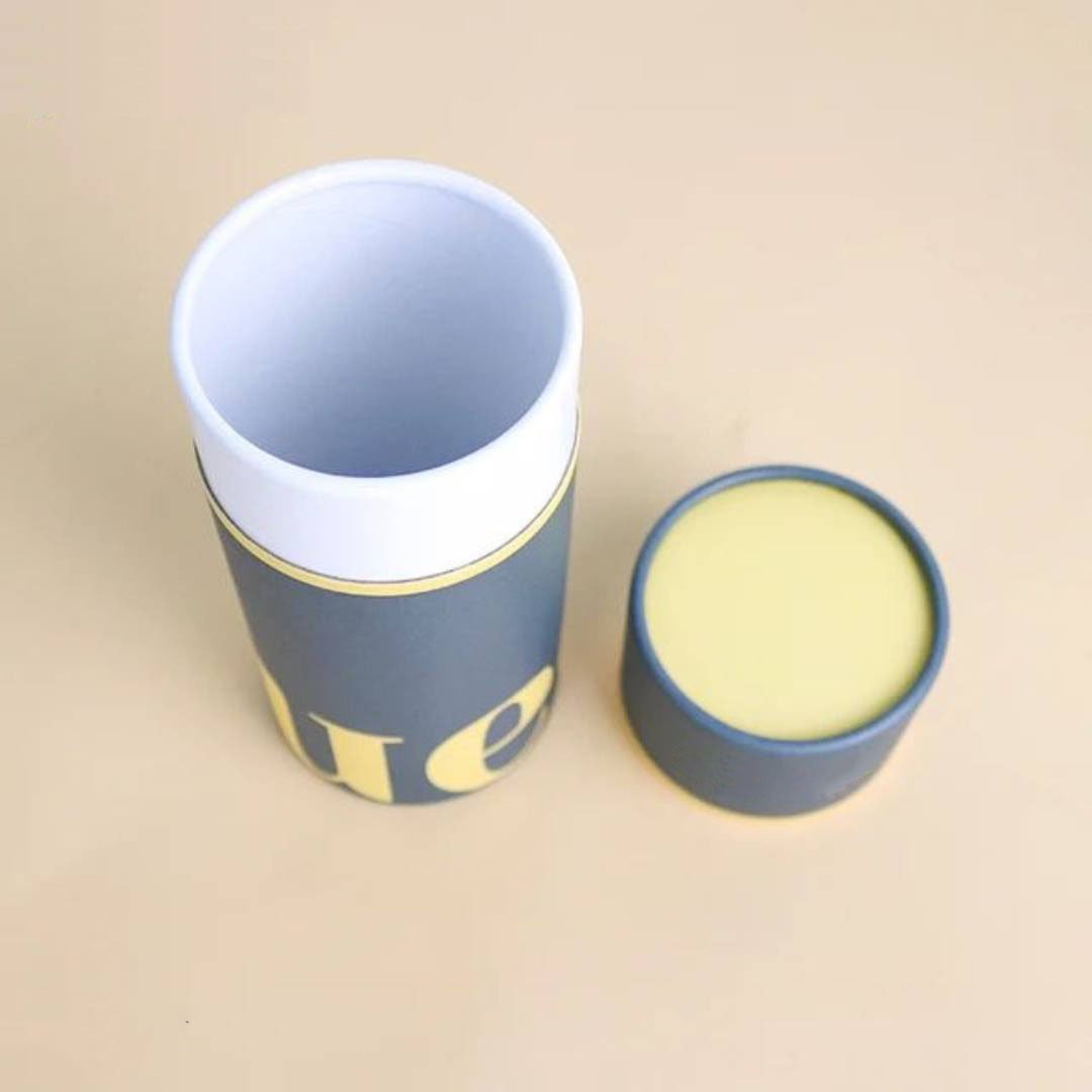 Custom Printed round Cylinder Cardboard Storage Containers for Coffee Tea Food Packaging Paper round cylinder