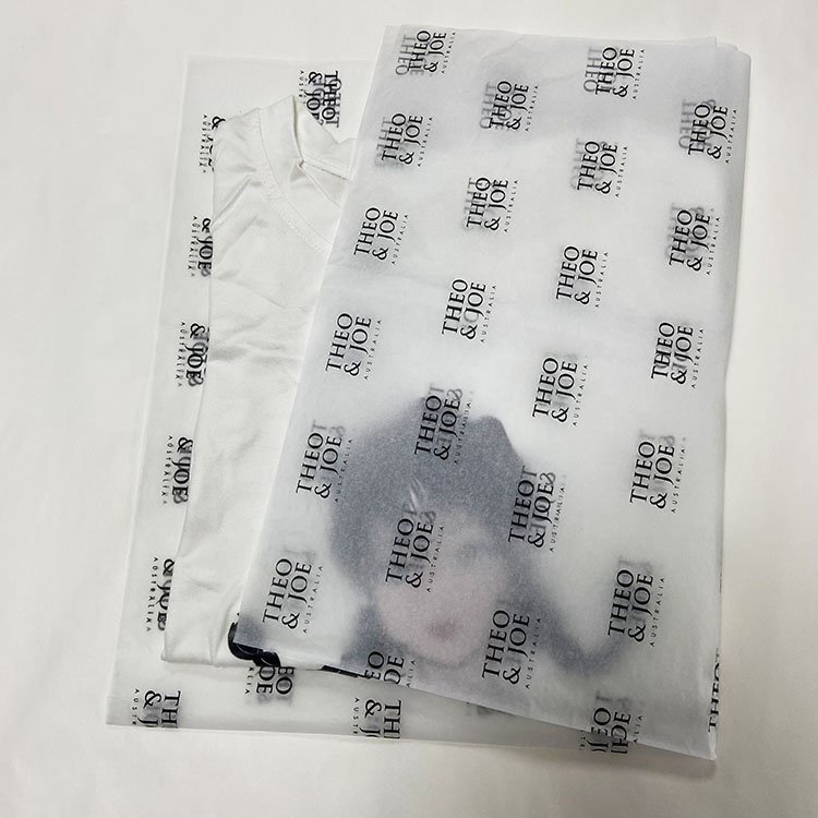 Custom Logo Packaging Tissue Wrapping Paper Eco Friendly Tissue Paper Custom Logo Custom Tissue Paper