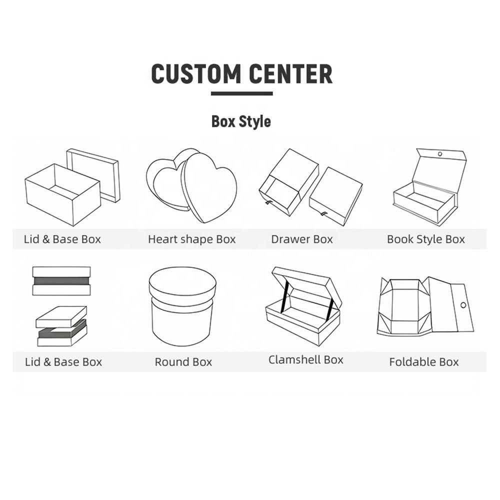 Custom Luxury Foldable Art Paper Flower Packaging Transparent Wedding Gift Boxes with Handle