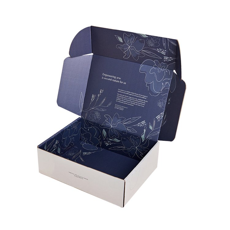 Custom Logo Printed Cardboard Folding Subscription Mail Carton Clothing Garment Mailing Corrugated Packaging Paper Box