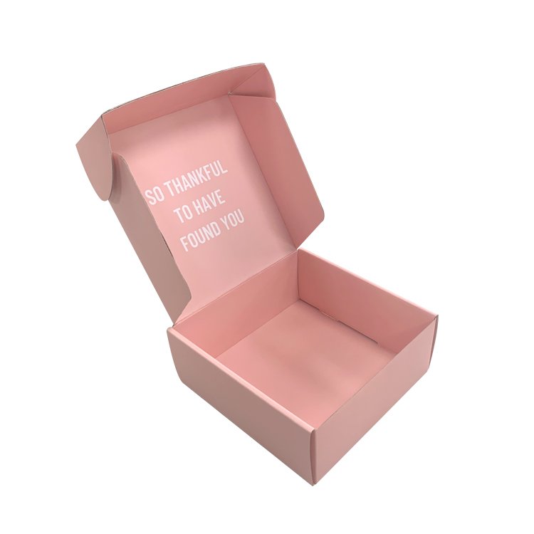 Custom Logo Printed Cardboard Folding Subscription Mail Carton Clothing Garment Mailing Corrugated Packaging Paper Box