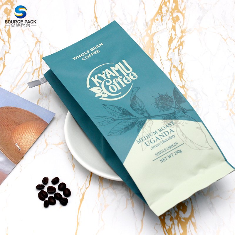 Seal Printing Wholesale Packing Printed Pouch Custom Logo Packaging Coffee Bag