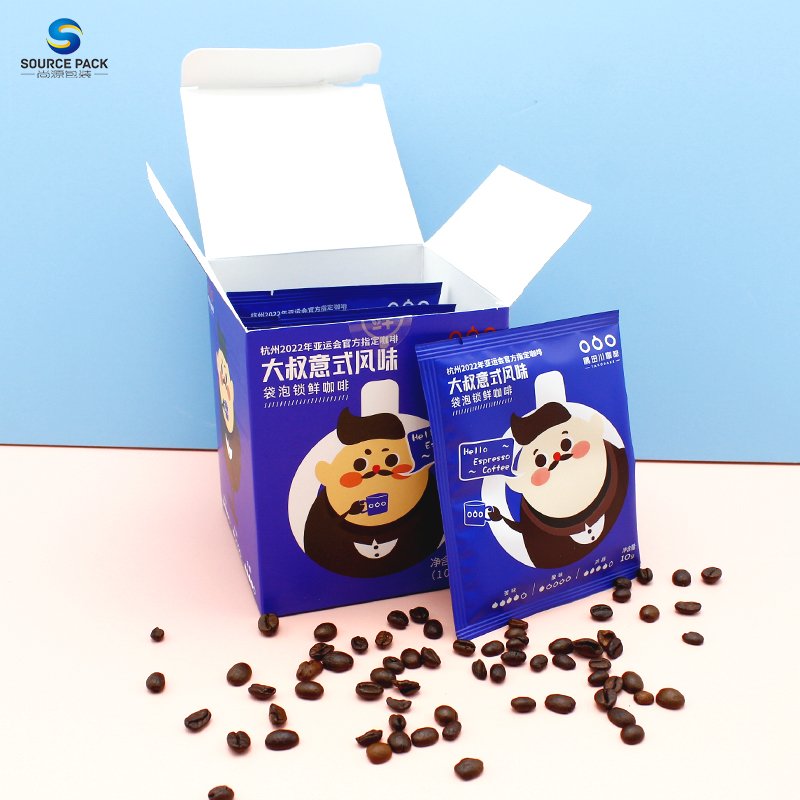 Seal Printing Wholesale Packing Printed Pouch Custom Logo Packaging Coffee Bag