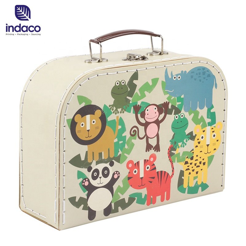 Luxury Fashion Handbag Box Custom Sweet Carton Design Large Size For Kid Children Clothes Gift Homework Packaging