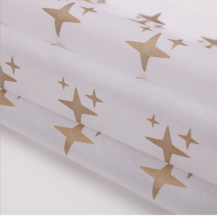 17g High Quality Eco-friendly Wrapping Paper Custom Logo For Clothes Shoes Gift Tissue Wrapping Paper Packaging