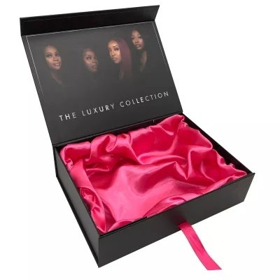 High-end Luxury Onesles Lining Satin Inside Women Custom Lingerie Packaging Boxes